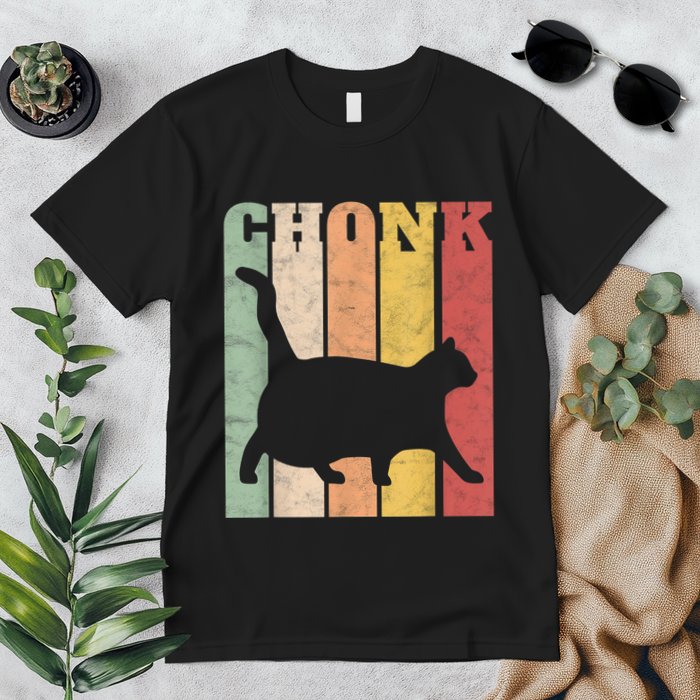 Chonk Scale Cat Meme Chonky Chonk Memes Premium T-Shirt