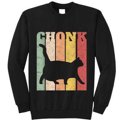 Chonk Scale Cat Meme Chonky Chonk Memes Tall Sweatshirt