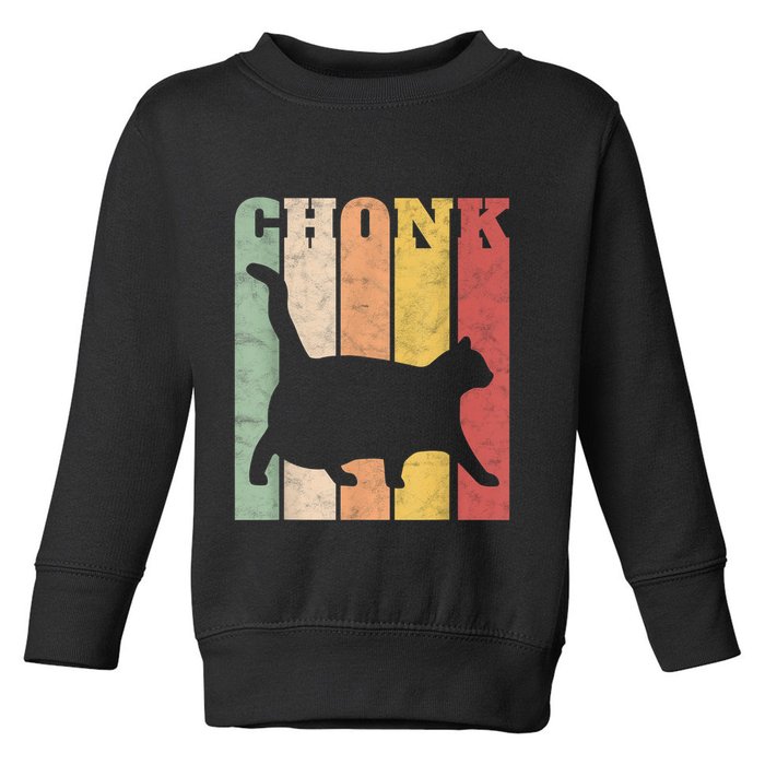 Chonk Scale Cat Meme Chonky Chonk Memes Toddler Sweatshirt