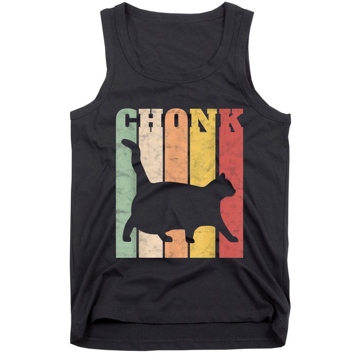 Chonk Scale Cat Meme Chonky Chonk Memes Tank Top