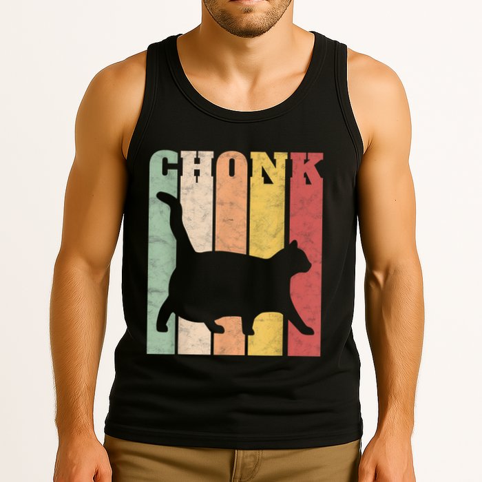 Chonk Scale Cat Meme Chonky Chonk Memes Tank Top