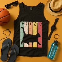 Chonk Scale Cat Meme Chonky Chonk Memes Tank Top