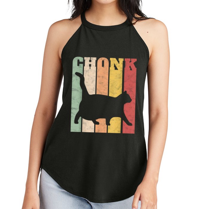 Chonk Scale Cat Meme Chonky Chonk Memes Women's Perfect Tri Rocker Tank