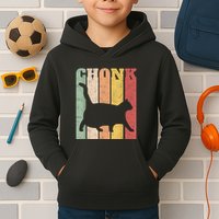 Chonk Scale Cat Meme Chonky Chonk Memes Kids Hoodie