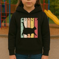 Chonk Scale Cat Meme Chonky Chonk Memes Kids Hoodie