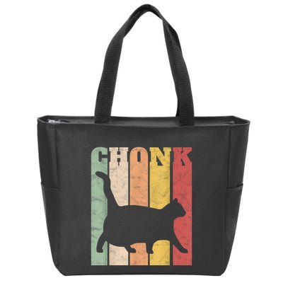 Chonk Scale Cat Meme Chonky Chonk Memes Zip Tote Bag