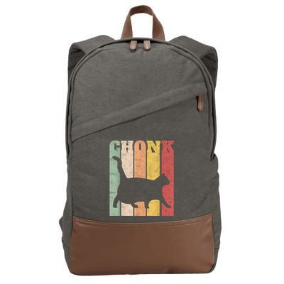 Chonk Scale Cat Meme Chonky Chonk Memes Cotton Canvas Backpack