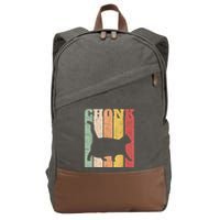 Chonk Scale Cat Meme Chonky Chonk Memes Cotton Canvas Backpack