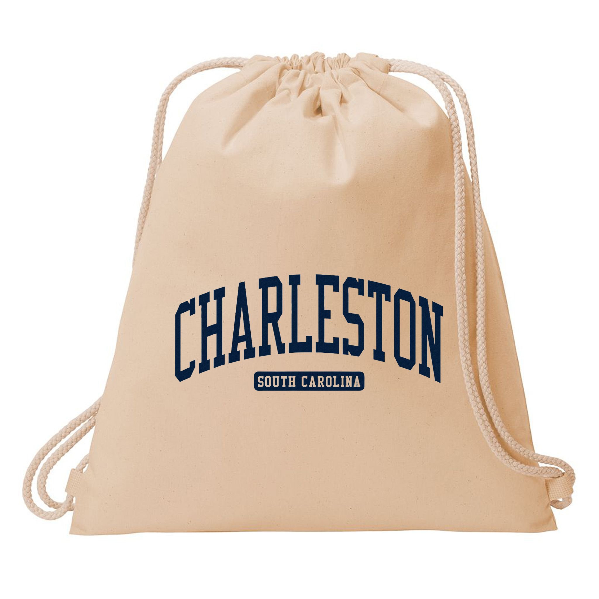 Charleston South Carolina Sc College University Style Drawstring Bag