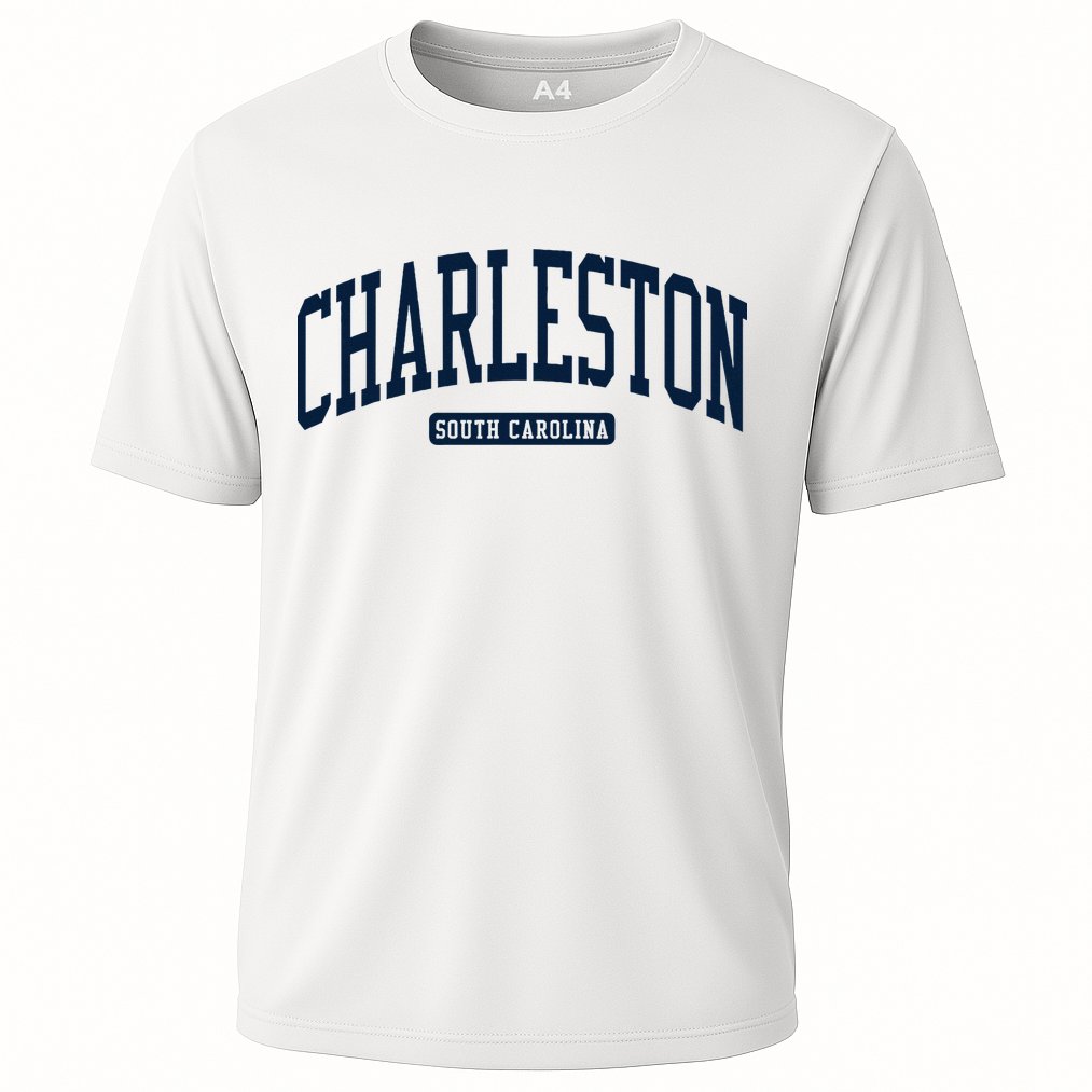 Charleston South Carolina Sc College University Style Cooling Performance Crew T-Shirt