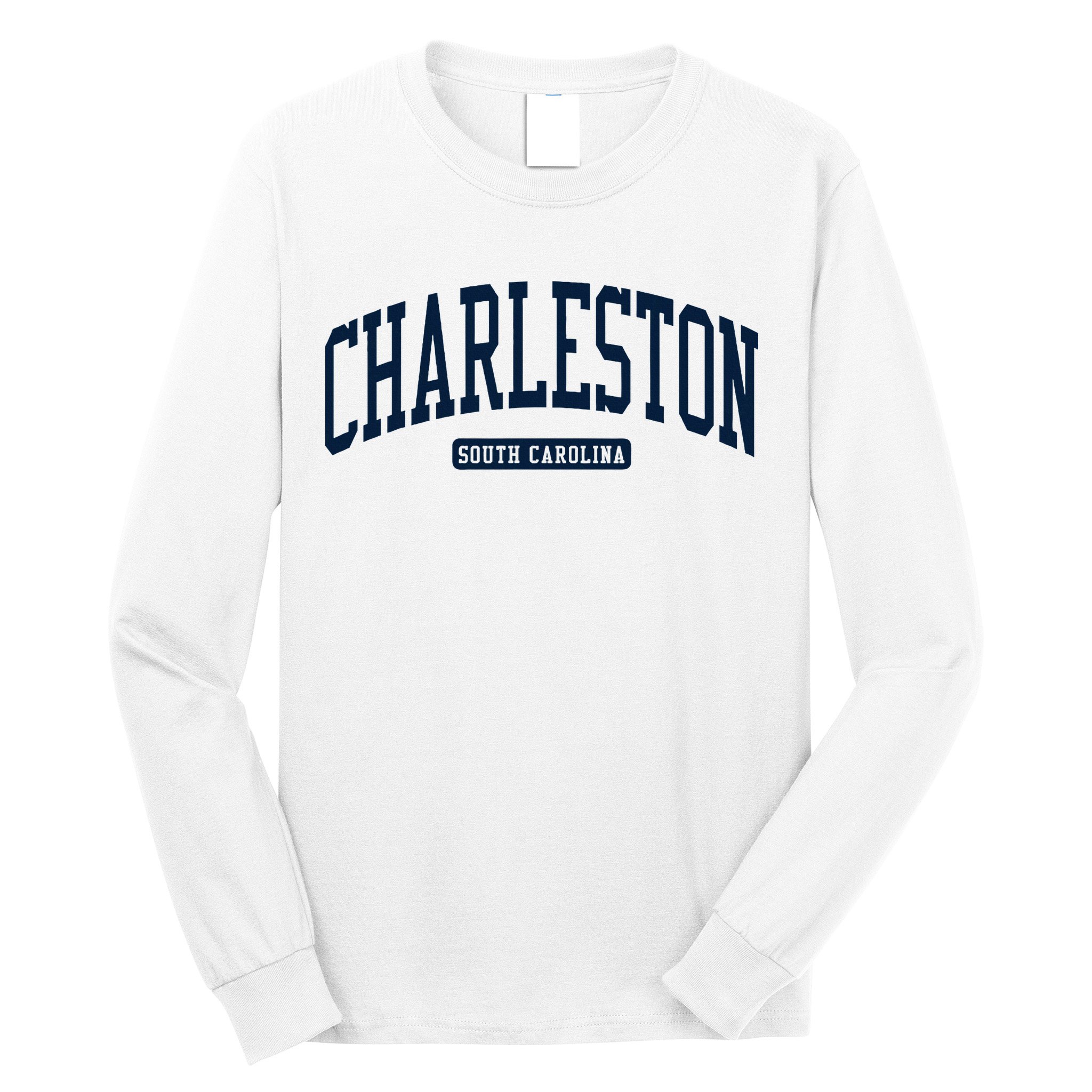 Charleston South Carolina Sc College University Style Long Sleeve Shirt