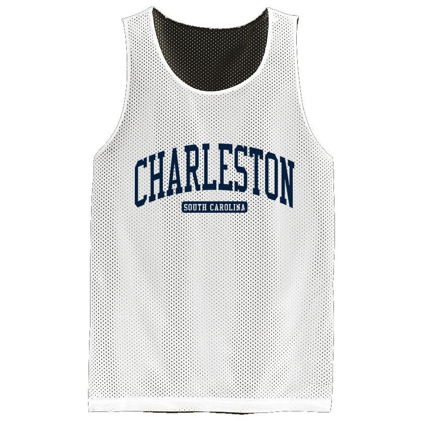 Charleston South Carolina Sc College University Style Mesh Reversible Basketball Jersey Tank