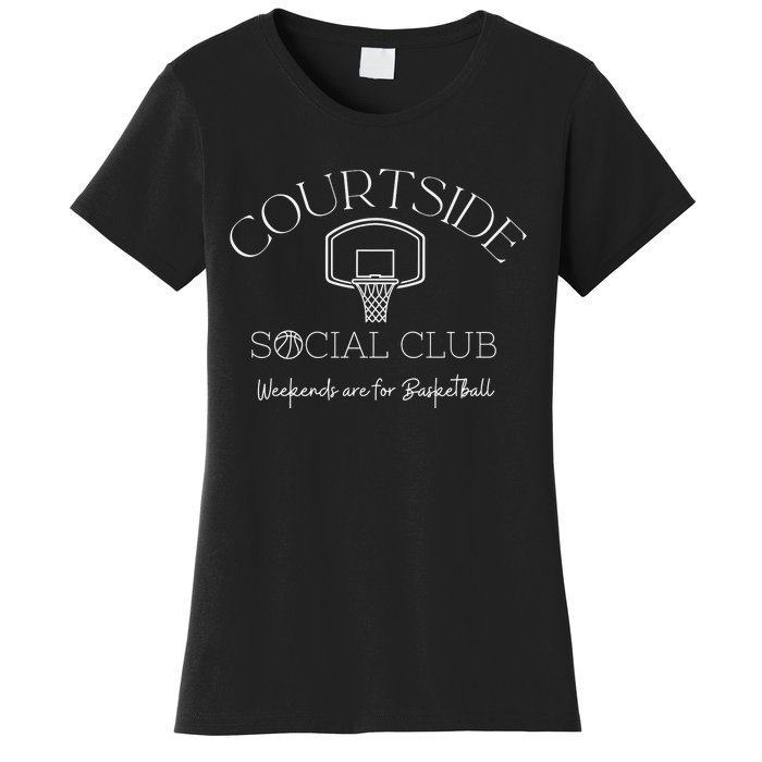 Courtside Social Club Basketball Mom Women's T-Shirt