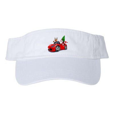 Christmas Santa Claus Reindeer Muscle Car Visor