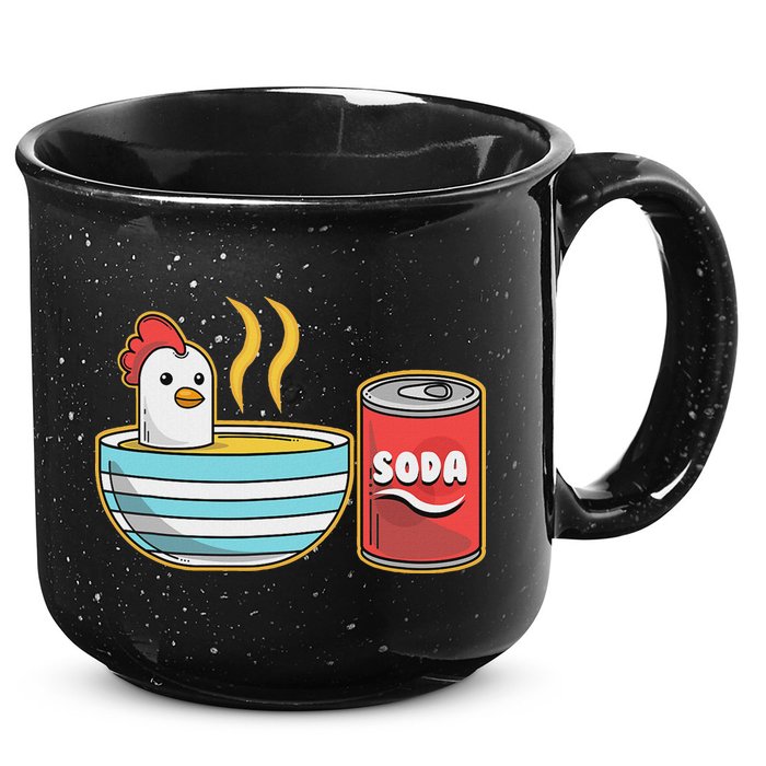 Chicken Soup 15oz Campfire Ceramic Mug
