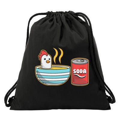 Chicken Soup Drawstring Bag