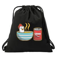Chicken Soup Drawstring Bag