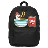 Chicken Soup 16 in Basic Backpack