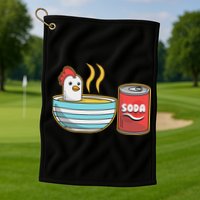 Chicken Soup Golf Towel