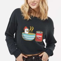 Chicken Soup Cropped Pullover Crew