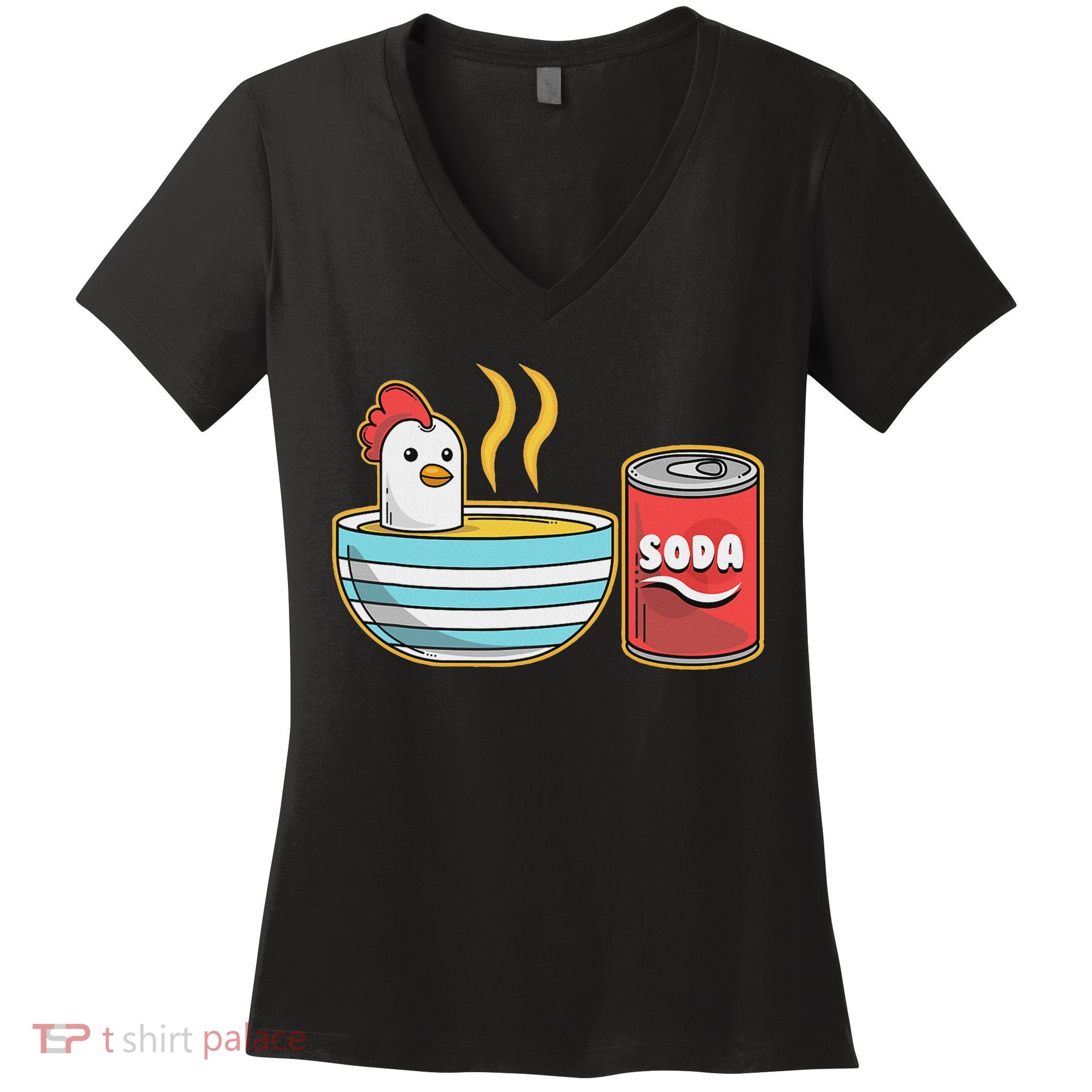 Chicken Soup Women's V-Neck T-Shirt