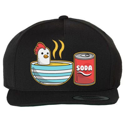 Chicken Soup Wool Snapback Cap