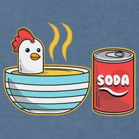 Chicken Soup Garment-Dyed Sweatshirt