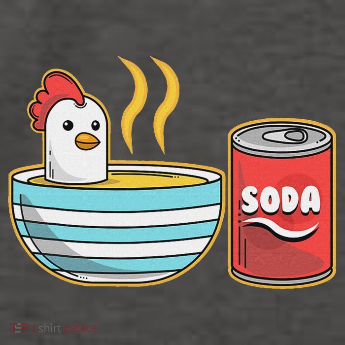 Chicken Soup Vector Backpack