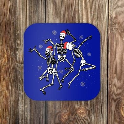 Christmas Skeleton Dancing Gift Coaster