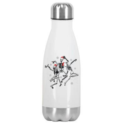 Christmas Skeleton Dancing Gift Stainless Steel Insulated Water Bottle