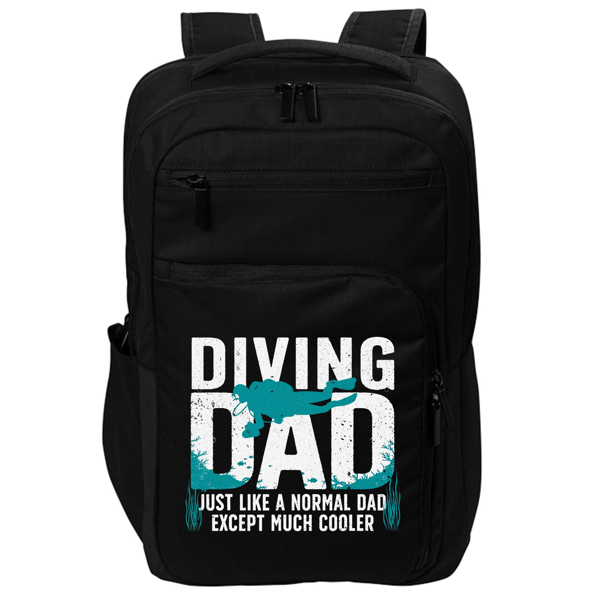 Cool Scuba Diving For Dad  Ocean Scuba Diver Instructor Impact Tech Backpack