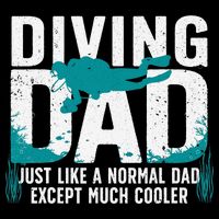Cool Scuba Diving For Dad  Ocean Scuba Diver Instructor Bucket Hat
