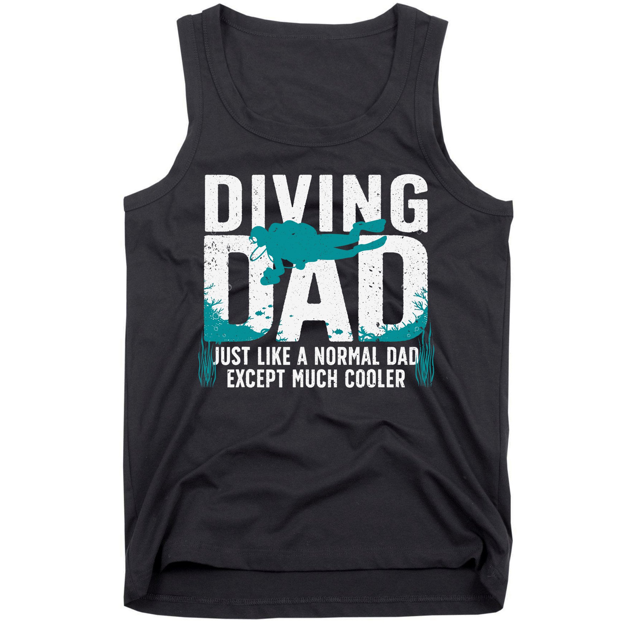Cool Scuba Diving For Dad  Ocean Scuba Diver Instructor Tank Top