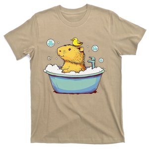 Capybara Shower Duck Lovely Animal T-Shirt