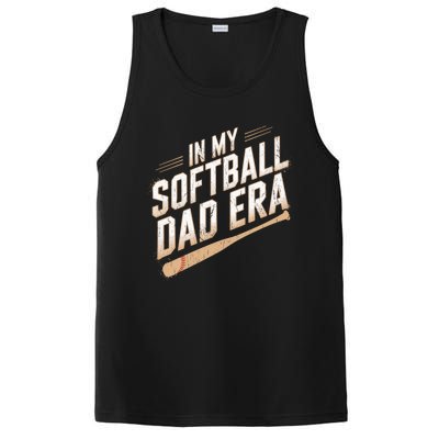 Cute Softball Dads In My Softball Dad Era Proud Softball Dad Gift PosiCharge Competitor Tank