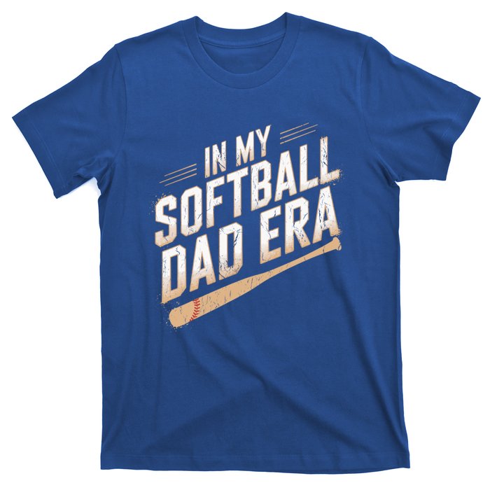 Cute Softball Dads In My Softball Dad Era Proud Softball Dad Gift T-Shirt