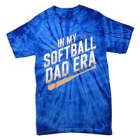 Cute Softball Dads In My Softball Dad Era Proud Softball Dad Gift Tie-Dye T-Shirt