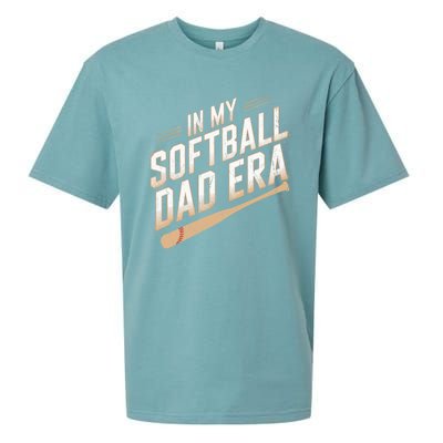 Cute Softball Dads In My Softball Dad Era Proud Softball Dad Gift Sueded Cloud Jersey T-Shirt