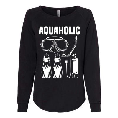 Cool Scuba Diving Themed Design For Men Women Scuba Dive Womens California Wash Sweatshirt