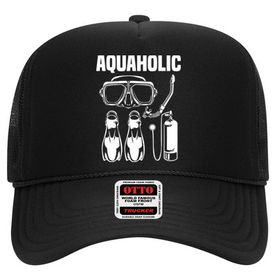Cool Scuba Diving Themed Design For Men Women Scuba Dive Trucker Hat