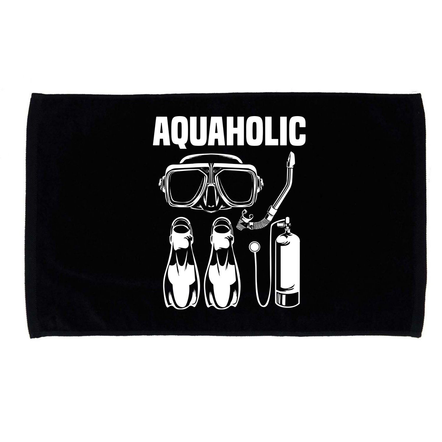 Cool Scuba Diving Themed Design For Men Women Scuba Dive Microfiber Hand Towel