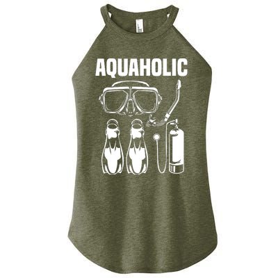 Cool Scuba Diving Themed Design For Men Women Scuba Dive Women’s Perfect Tri Rocker Tank