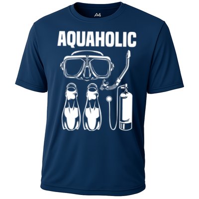 Cool Scuba Diving Themed Design For Men Women Scuba Dive Performance Shirt
