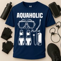 Cool Scuba Diving Themed Design For Men Women Scuba Dive Cooling Performance Crew T-Shirt