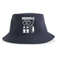 Cool Scuba Diving Themed Design For Men Women Scuba Dive Sustainable Bucket Hat