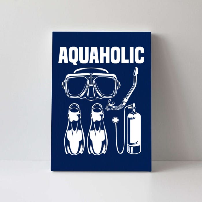 Cool Scuba Diving Themed Design For Men Women Scuba Dive Canvas