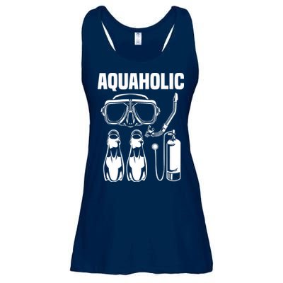 Cool Scuba Diving Themed Design For Men Women Scuba Dive Ladies Essential Flowy Tank