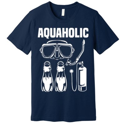Cool Scuba Diving Themed Design For Men Women Scuba Dive Premium T-Shirt