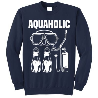 Cool Scuba Diving Themed Design For Men Women Scuba Dive Tall Sweatshirt