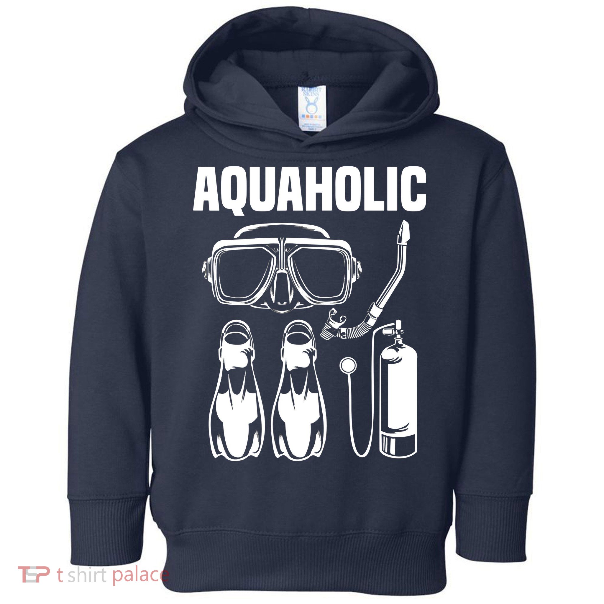 Cool Scuba Diving Themed Design For Men Women Scuba Dive Toddler Hoodie